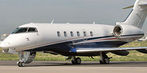 Challenger 300 view for Chicago charter