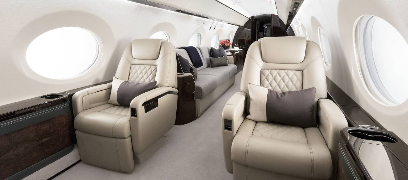 Gulfstream G500 view for Chicago charter
