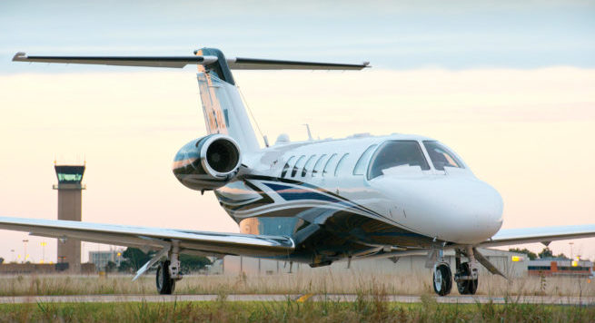 Cessna Citation CJ2 cabin for Chicago charter