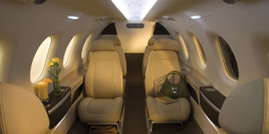 Embraer Phenom 300 view for Chicago charter