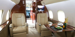 Global 5000 view for Chicago charter