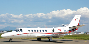 Cessna Citation V cabin for Chicago charter