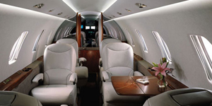 Cessna Citation Excel view for Chicago charter