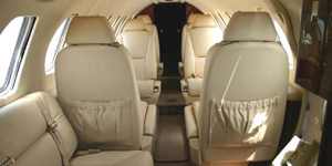 Cessna Citation V view for Chicago charter