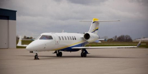 Learjet 40 view for Chicago charter