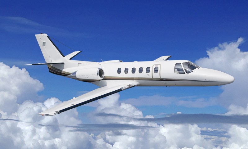 Cessna Citation Bravo cabin for Chicago charter