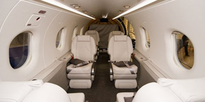 Pilatus PC-12 view for Chicago charter