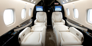 Legacy 600 view for Chicago charter