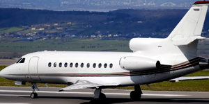 Falcon 900 view for Chicago charter