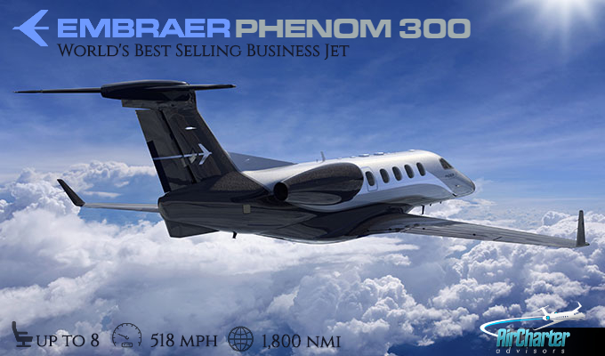 Chicago Embraer Phenom 300 Charter