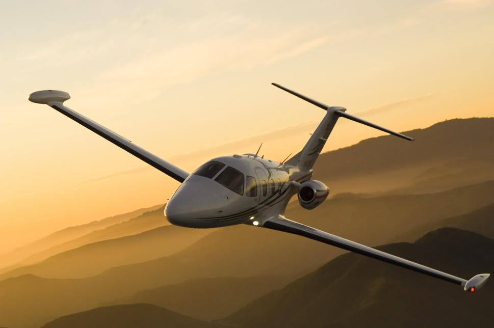Eclipse 500 cabin for Chicago charter