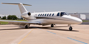 Cessna Citation CJ3 view for Chicago charter