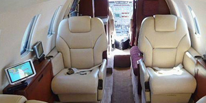 Cessna Citation III view for Chicago charter