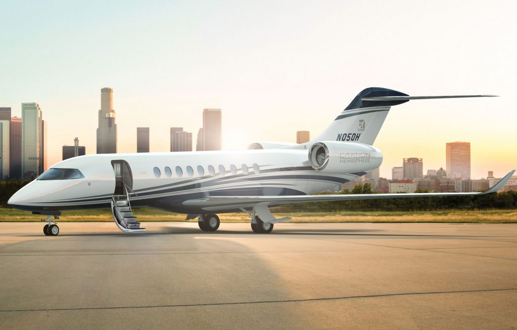 Cessna Citation Hemisphere for Chicago charter