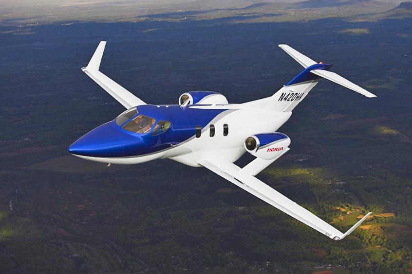 Honda HA-420 HondaJet cabin for Chicago charter