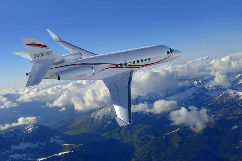Chicago Dassault Falcon 2000LXS Charter