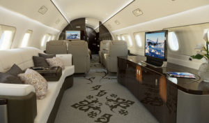 Embraer Lineage 1000 view for Chicago charter