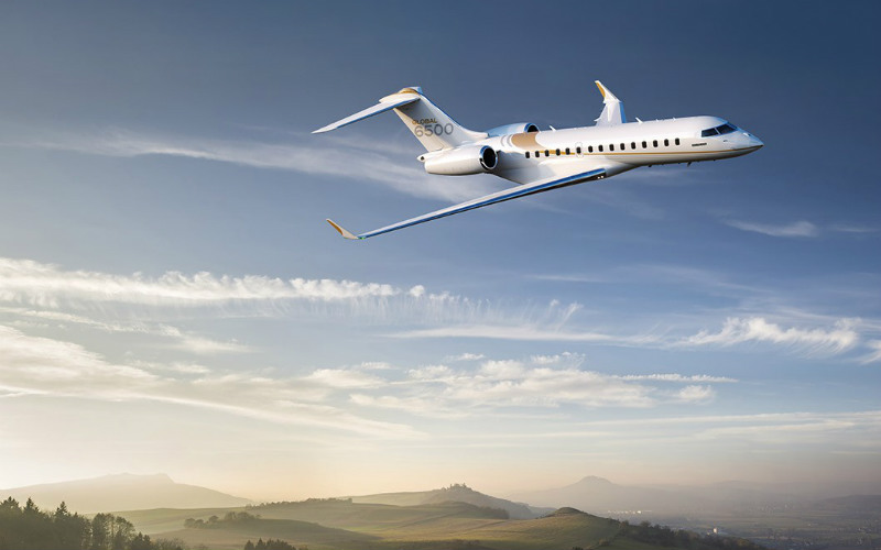 Bombardier Global 6500 for Chicago charter