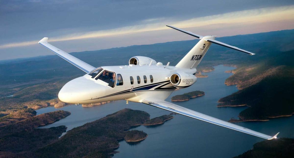 Cessna Citation M2 cabin for Chicago charter